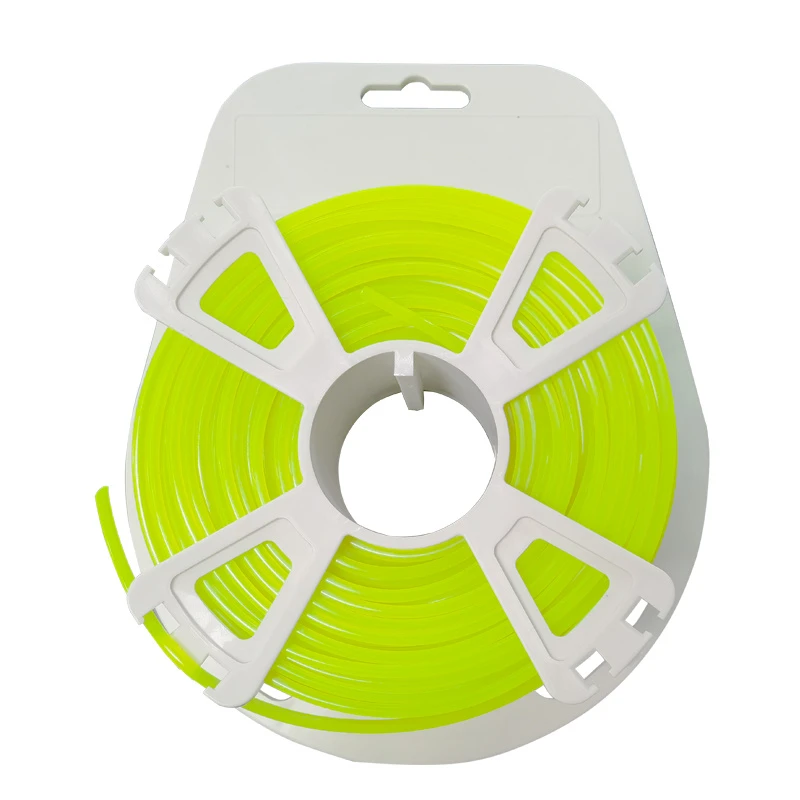 Kwadru 1.0-5.0mm Oranġjo Heavy Duty Nylon Trimmer Line Pakkett 1lb